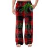 Men's Flannel Pocket Casual Pants, Printed Pocket Casual Pants, Home Sleeping Pants