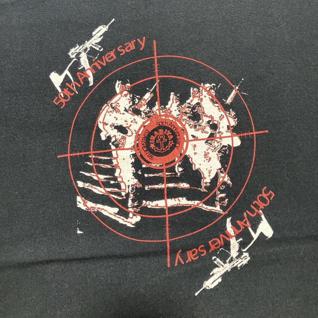 [USED] Vintage IKARIYA 50th Anniversary T-shirt, Size L, Black