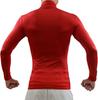 SSK Baseball Fitted High Long General Use Undershirt, Neck, Sleeve, (Red (20), Small)