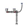 Heavy Duty Steel Double Sink Drainages Pipe Set Kitchen Sink Drain Designs for Best Water Discharge & Clog Resistance