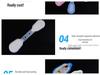 Silicone Multi-Functional Clip Light for Outdoor Sports and Night Running