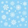 High quality[Christmas Snowflake Stickers] 6 Sheets of 114pcs Christmas Snowflake Window Stickers | Winter Cabinet Decoration, White Electrostatic