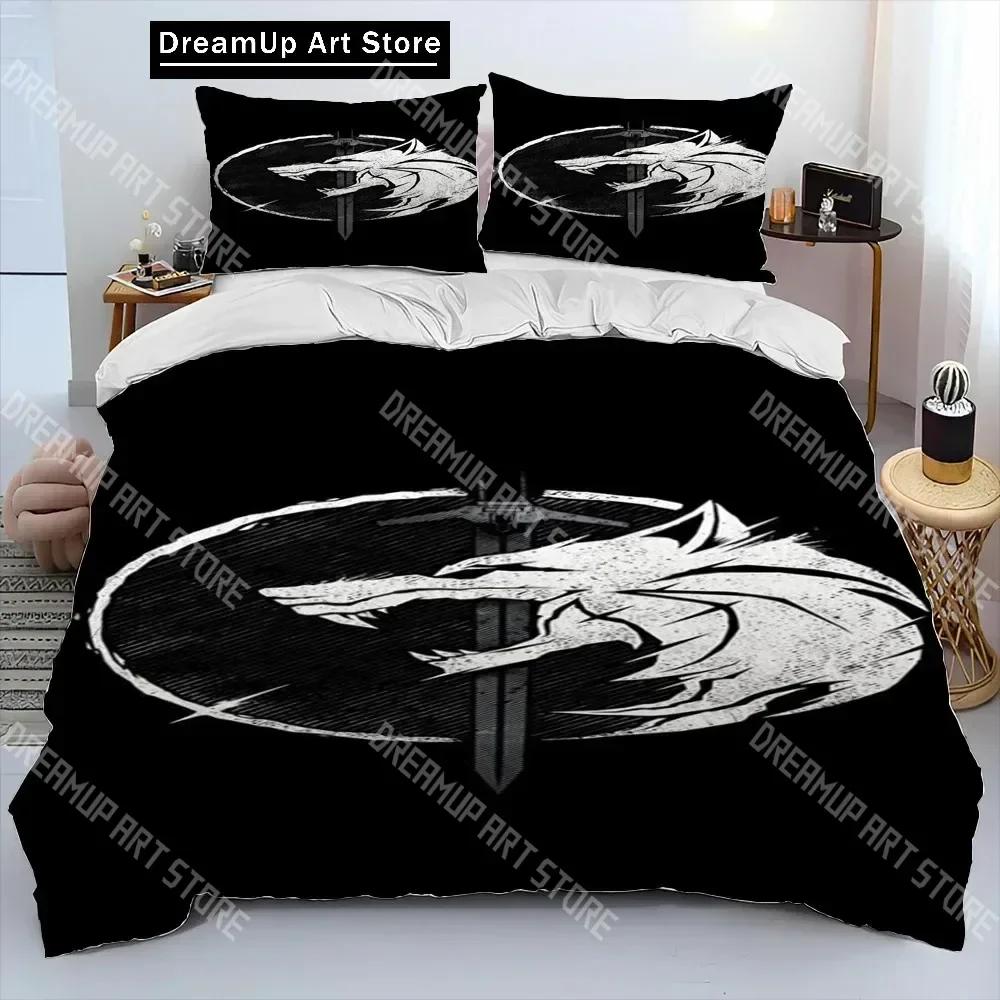 3D Print The W-Witchers Bedding Set Boys Girls Twin Queen Size Duvet Cover Pillowcase Bed Kids Adult Home Textileextile