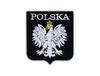 Patchion Polish Coat of Arms (white Eagle) - Poland - Self-Adhesive Backing - Embroidered Patch/Badge/Emblem