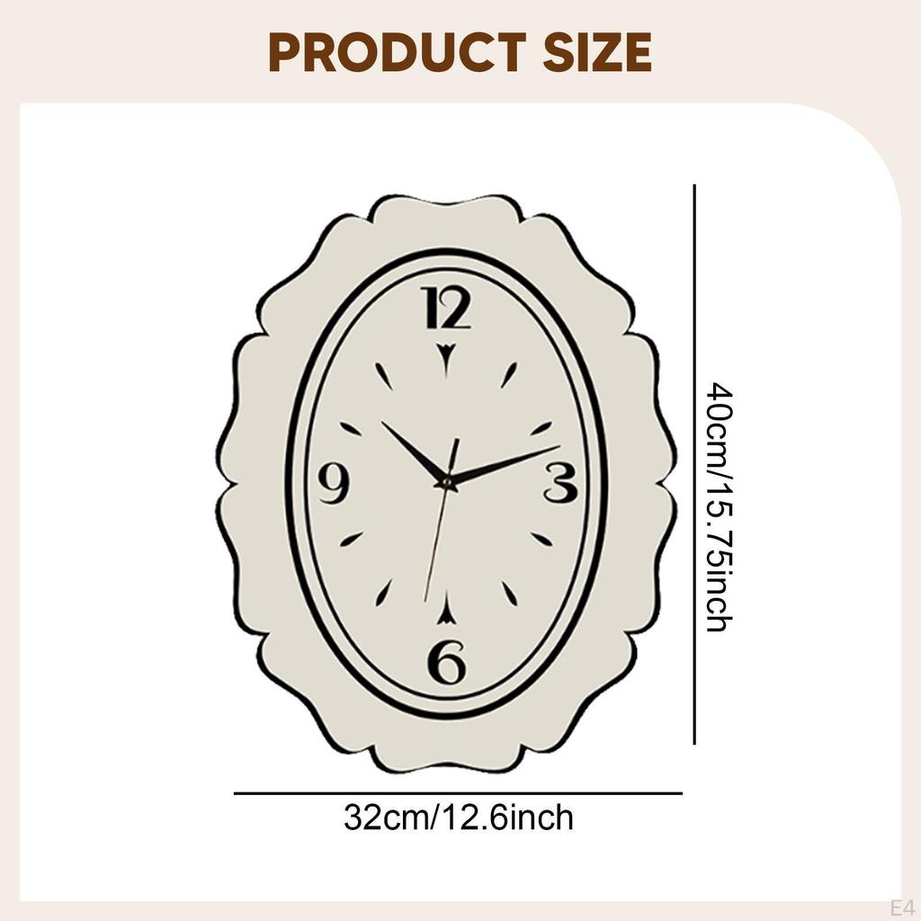 Wall Clock Decorative Aesthetic Vintage Funny Hanging Clock,Wall Ornament,for Living Room,Dining
