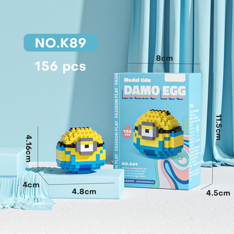 MINISO Sanrio Disney Anime Cartoon Actionfiguren Diamant Mikro Kleine Partikel Bausteine Hello Kitty Stitch Kinderspielzeug