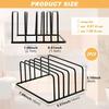 5-Slot Baking Tray Rack | Iron, Varnished End, Non-Slip Feet, Suitable for Kitchen Cabinets or Countertops, Multipurpose Use