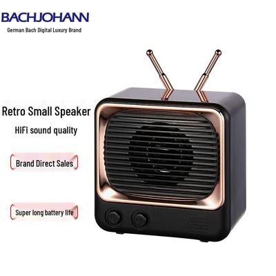 Bach Johann DW02 Retro TV Bluetooth Speaker CN Plug (adapter Included)