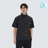 Cooling Route Half-Zip Short Sleeve T-Shirt Dark Charcoal (S25MMRZT60)