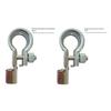 Battery Terminal Connectors Clamps 1 Pair Brass Kit Compatible with Positive and Negative Car and Boat Battery Posts
