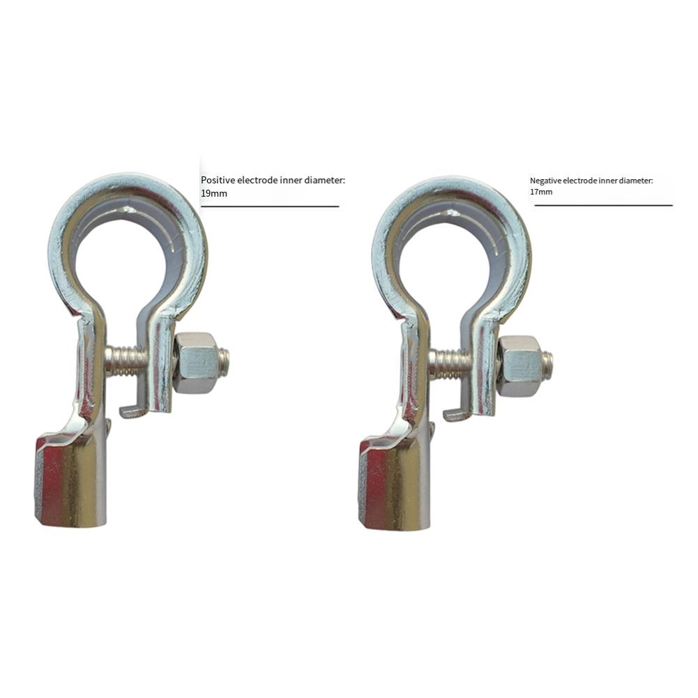 Battery Terminal Connectors Clamps 1 Pair Brass Kit Compatible with Positive and Negative Car and Boat Battery Posts