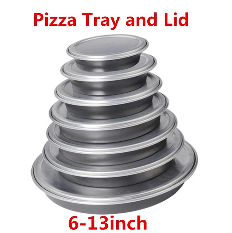 Pizza dough storage Baking Tray plate Non Stick Aluminum Pancake Pizza pan Screen Baking Tray Metal Bakeware Kitchen Baking Tool