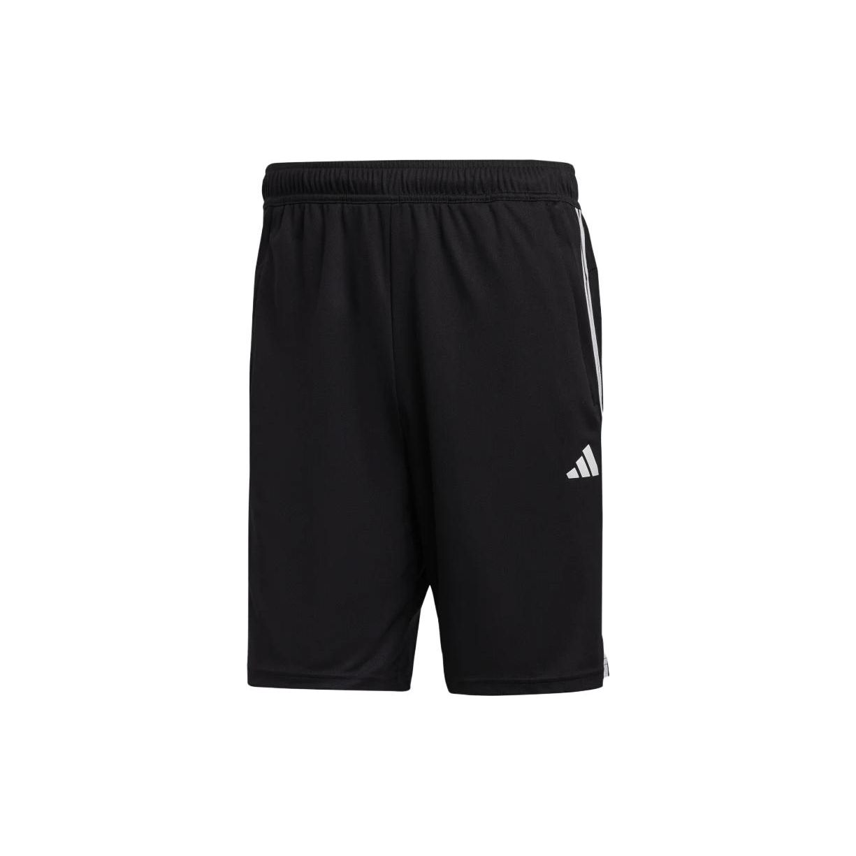 Adidas Train Essentials Piqué 3-Stripes Training Shorts Men Shorts Black White IB8243 S