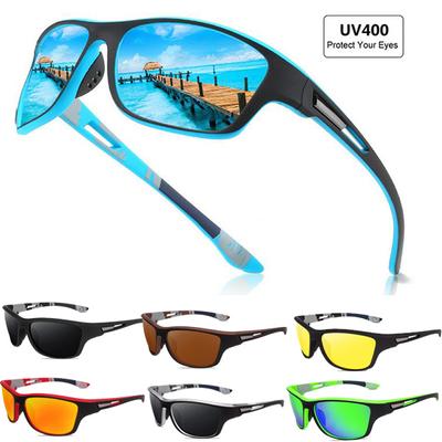 Occhiali da pesca con protezione UV Occhiali polarizzati con pellicola colorata Serie Specchio antipolvere Specchio da equitazione