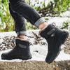 Śniegowce Męskie Wodoodporne Outdoorowe Zimowe Męskie Buty Botki do Kostki w Stylu Rosyjskim dla Mężczyzn Śniegowce Duży Rozmiar 40- 48