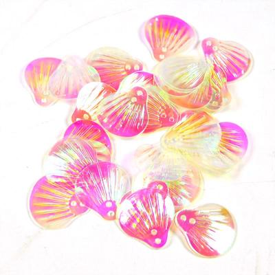 30PCS Lâmina Spinner Flash Pérola Plástica Isca Mole Guia de Peixe Streamer Brilhante Atrator Novo Acessórios de Colher de Pesca