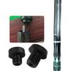 1 Pezzo Per Mezz/Universale/Come/Peri Estensione Biliardo Accessorio Stecca da Biliardo Bumper Blocco Stecca da Pool Tappo Posteriore Vite Gomma