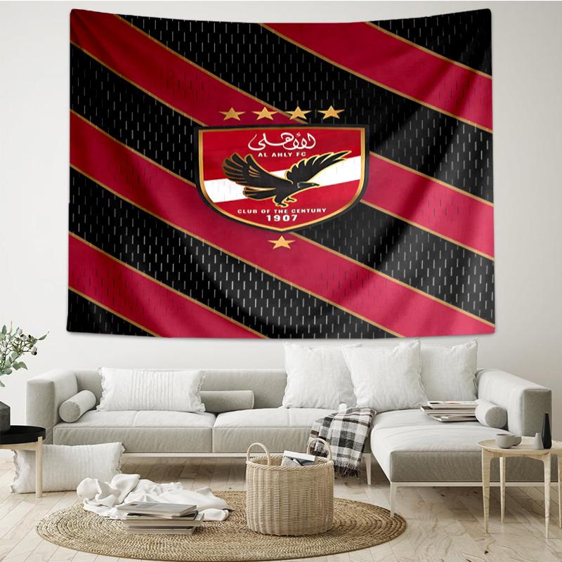 Al-ahly Fc Tapestry Hanging for Bedroom,Livingroom, Playroom,Decor Art Room Wall Tapestry Holiday and Birthday Gifts