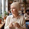 Elastic Hijab Caps Wrap Style Cancer Chemo Hat New Turban Hat  Hair Loss