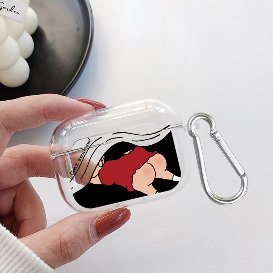 

Case For Airpods 1 2 4 Pro Pro3 3 Pro2 Clear Earphone Cases Cover Cute Crayons Shinchan Airpods Pro 2