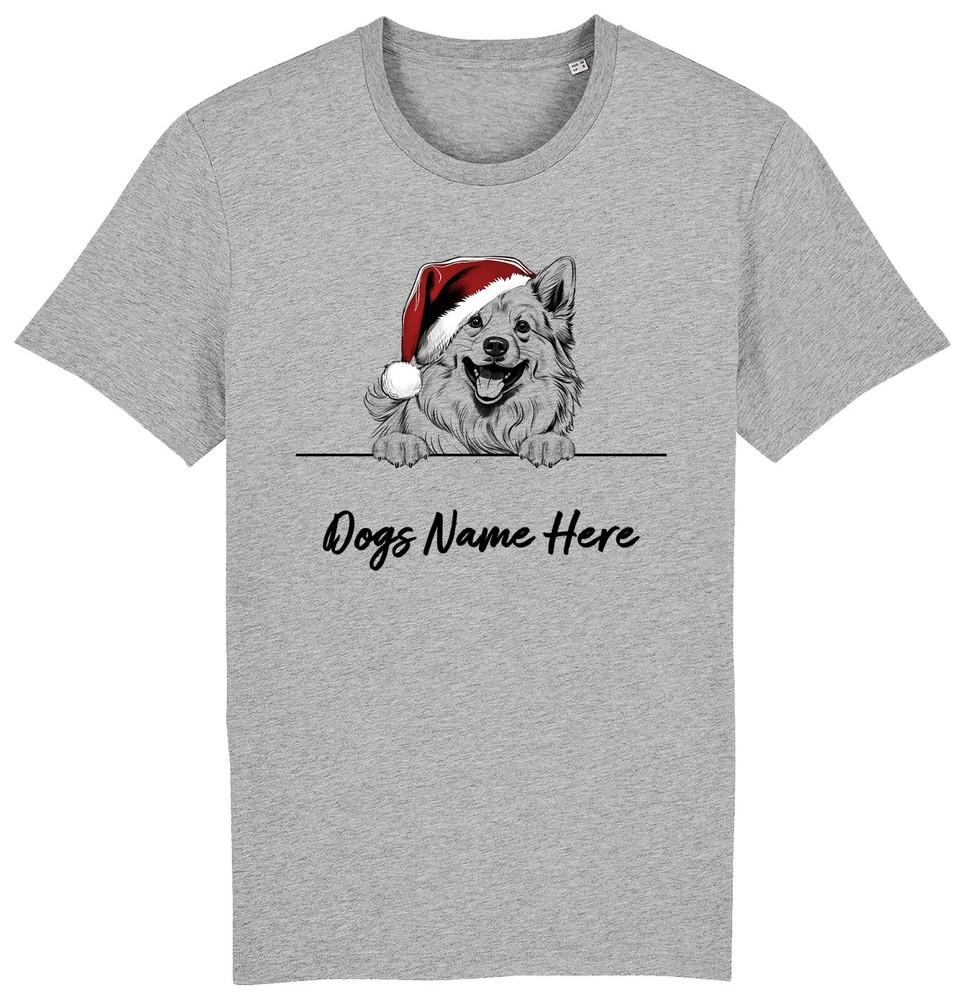 

FINNISH SPITZ Personalised Christmas Dog T-Shirt Mens Womens Kids Dogs Name Gift 4XL