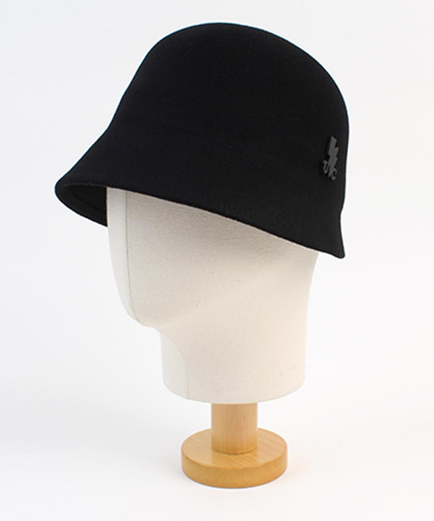 Yunibeosyeolkemiseuteuli French Wool Black Drop Bucket Wool Bucket Hat
