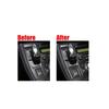 Carbon Fiber Car Gear Shift Panel Interior Trim Sticker For Lexus CT200h 11-17