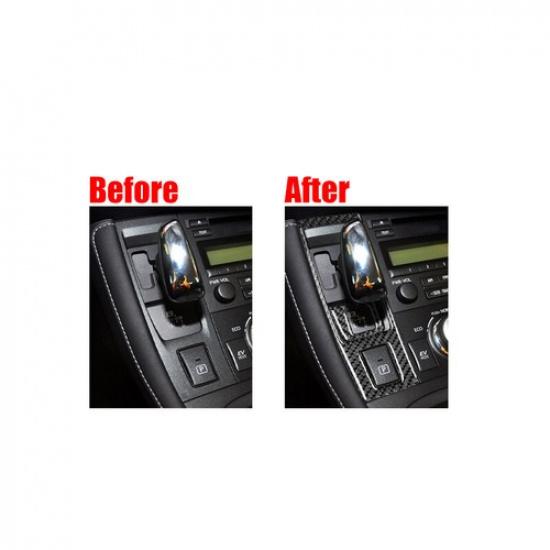 Carbon Fiber Car Gear Shift Panel Interior Trim Sticker For Lexus CT200h 11-17