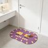 Kreskówkowy Zwierzęcy Dywanik Łazienkowy Chłonny Z Ziemi Okrzemkowej Antypoślizgowy Uroczy Kot Pies Mata Podłogowa do Wejścia Łazienki Kuchni Prysznica