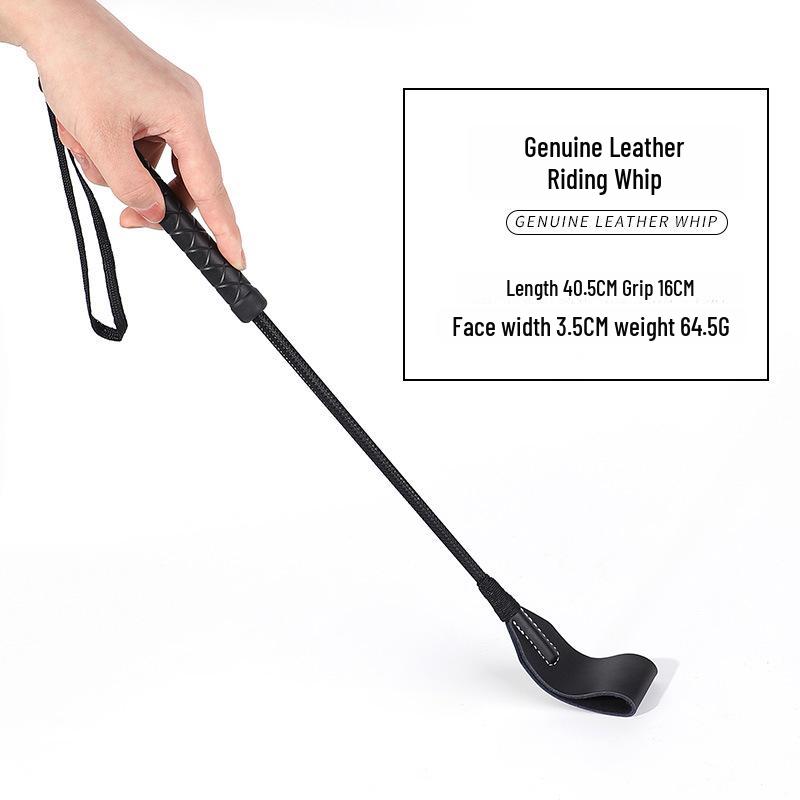 Genuine Leather Horse Whip for Adult Roleplay and Alternative Training