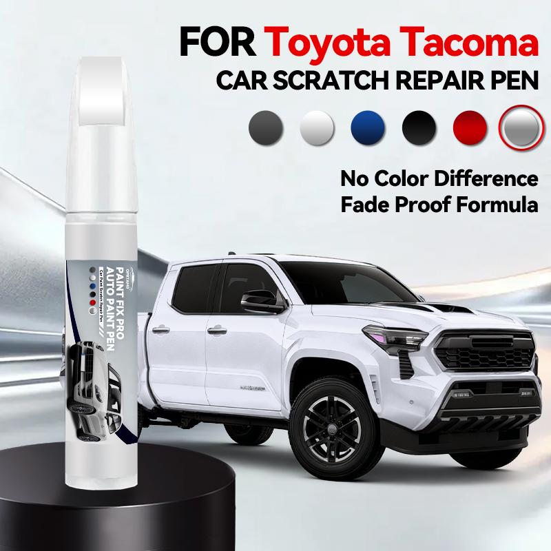 

Hot Car Dedicated For TOYOTA Tacoma Car Paint Repair Pen Paint Scratch Repair Accessories White Black underground gray wind chil срібний