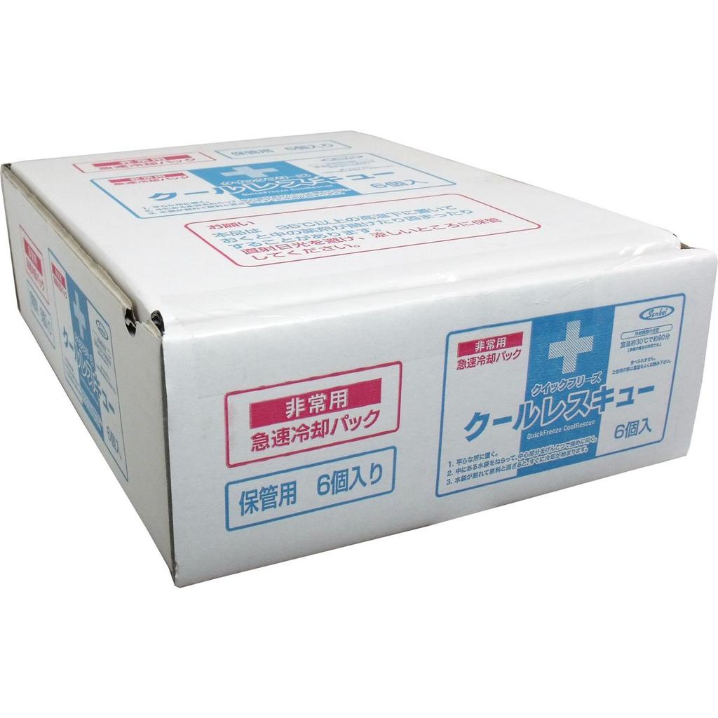 Sankei Shoji Quick Freeze Cool Set Unparfümiertes Rescue, 90 Minuten langanhaltend, 6 Stück