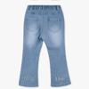 Olivean Lovely Bell Bottom Denim Pants  Indigo 