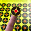 Self-Adhesive Fluorescent Green Shooting and Archery Target Stickers