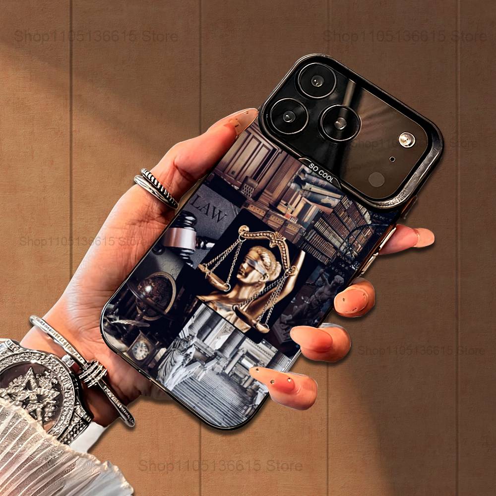 

Правосудие Закон Адвокат Судья Чехол Для iPhone 16,15,14,17,13,12,11,Mini,Pro,SE,XS,MAX,Черный Матовый Силиконовый Чехол iPhone12mini
