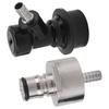BHBL Beer Brewing Carbonation Cap with 5/16Inch Barb Ball Lock Disconnect Set,Fit Soda Beer Most of Drink PET Bottles