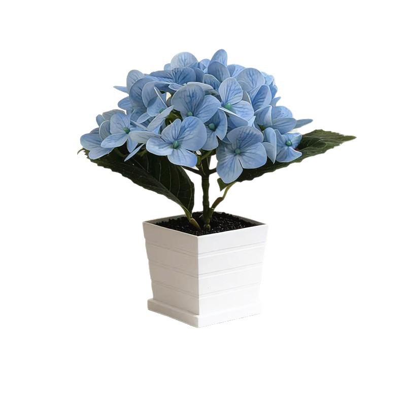 Artificial Hydrangea Flower Plant With Realistic Touch For Home Decor And Wedding Centerpieces