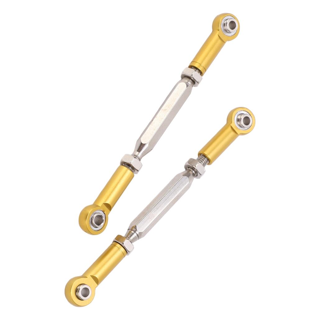 2Pcs Steering Rear Suspension Arm Tie Rod Steering Shaft Tie Rod for JLB 1 10 Racing Truck Or