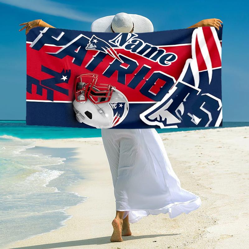 Personalized Rams Helmet Print Beach Towel Microfiber Beach Towel Thin Absorbent for Beach Swimming Yoga Bath Sports. 0910359