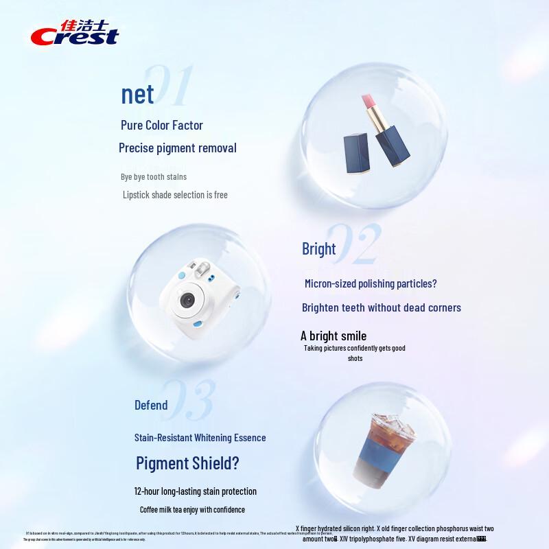 Crest New Lock White Dual Essence Whitening Toothpaste