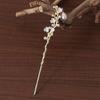 Retro Alloy Long Hairpin Temperament Disc Hair National Style Fringed Hairpin Ancient Chinese Style Large Hairpin Hair Headdress