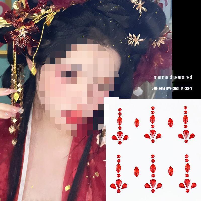 

Святкові наліпки для обличчя Сніжинки - Грайливі зимові наклейки