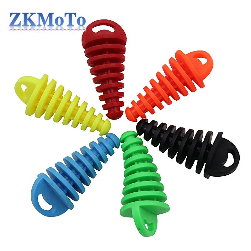 Wash Plug Exhaust Pipe Tailpipe PVC Exhaust Wash Plug Pipe Protector For Honda Kawasaki KTM Suzuki Yamaha Motorcycle Universal