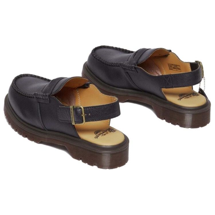 Dr. Martens Comfortable Round Toe Versatile Backless Casual Shoes Women Shoes Black 31511001