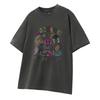 MOZMOZ [Set] Graphic Pigment Oversized Short Sleeve T-Shirt Part05