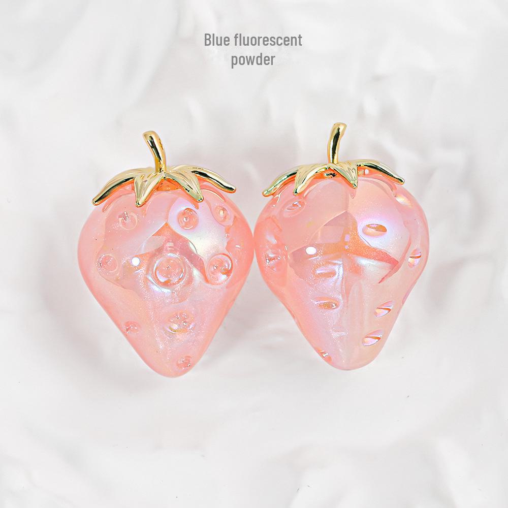 Heidi's Jahodový Přívěsek z Slitinové Pryskyřice Šperky & Příslušenství na Klíče