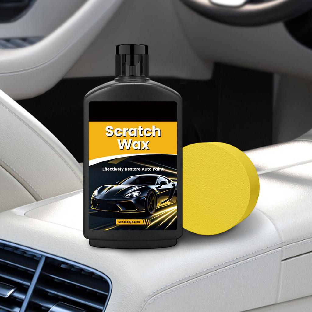 Car Scratch Repair Wax 4.23Oz Professional Paste Cream Paint Polishing Detailing Care Car Polish Wax Cleaning Exterior Body