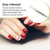Eyelash Tweezers Straight Tip Eyebrow Nipper Multi-Purpose Easy To Clean Flexible Durable Wear-resistant Lash Supplies