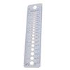 ZHUTING 16x4cm Jauge à Tricot en Plastique Règles en Pouces Accessoires de Couture Outil de Tissage Bricolage Maison