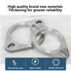 Automotive Exhaust Pipe Flange Stainless Steel Interface Gasket Modification Head End Flange Diamond Interface Gasket